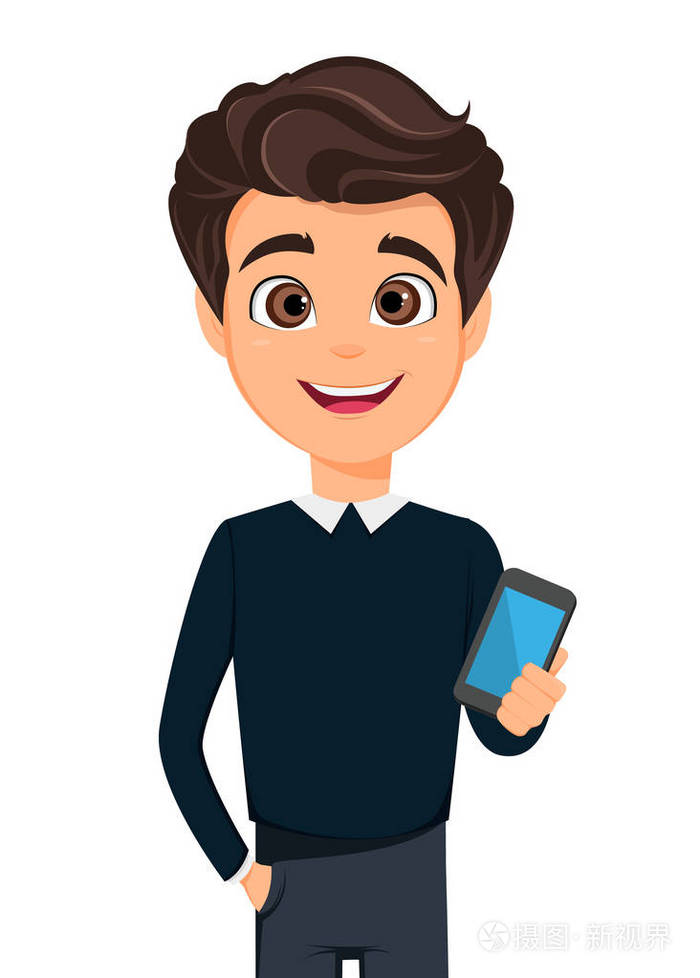 业务人卡通人物.