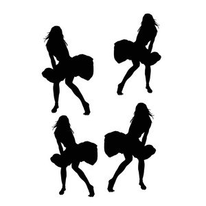 玛丽莲梦露一个女孩在玛丽莲  梦露的姿势的剪影照片