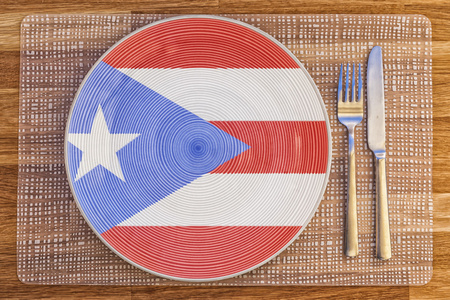 波多黎各的餐盘图片