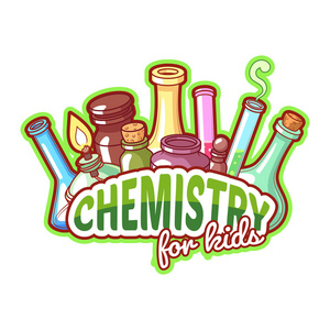 化学卡通背景图片