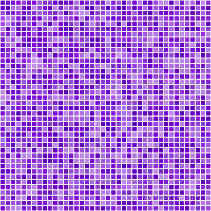 紫色的正方形像素马赛克背景