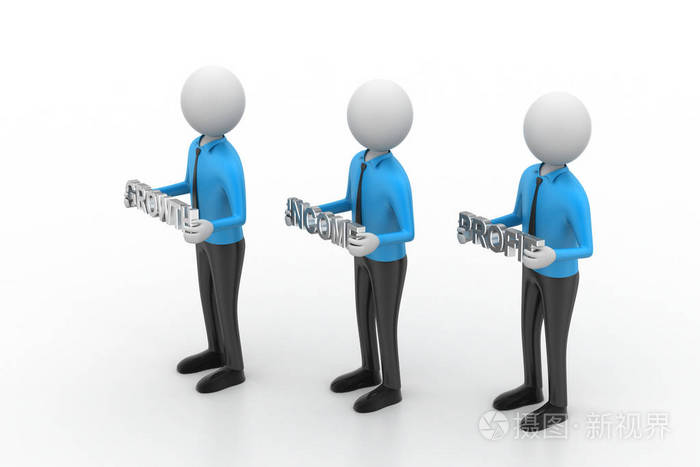 3d 显示的业务目标的人照片-正版商用图片0ng684-摄图新视界