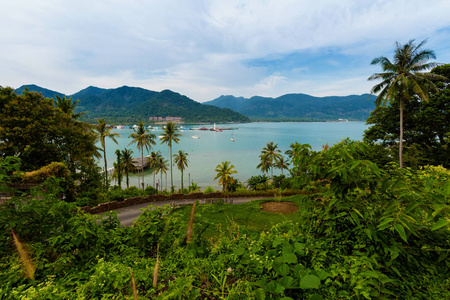 象岛的热带风景