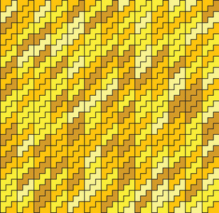 抽象纹理俄罗斯方块砖无缝黄色
