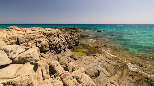撒丁岛，意大利嘉海岸全景图