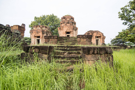 Prasat 在泰国东北部的武里公羊省布里兰南部。泰国, 布里兰, 2017年11月