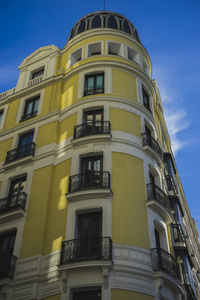 西班牙的典型建筑的立面