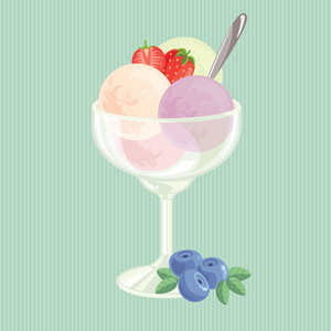 双色冰淇淋球图片-双色冰淇淋球素材-双色冰淇淋球插画-摄图新视界