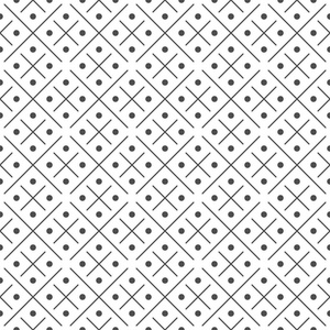 无缝模式的线和点。几何壁纸