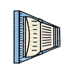 读的书学形象素描图片