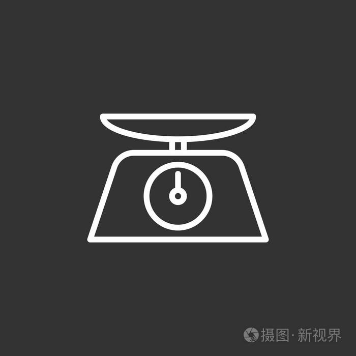 体重秤简单图标