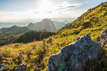 景观与山亚高山夏季