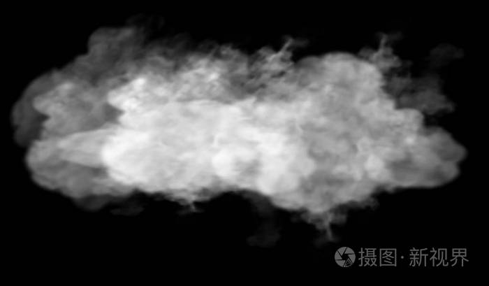 白色矢量混浊, 薄雾或烟雾背景.矢量云插图