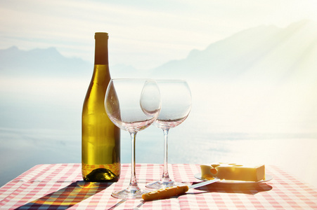 葡萄酒对日内瓦湖