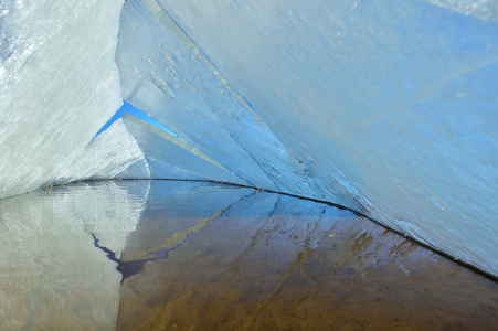 冰结构抽象背景