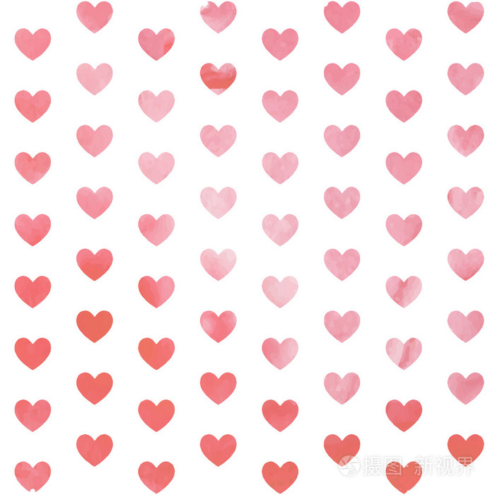 粉色心无缝模式