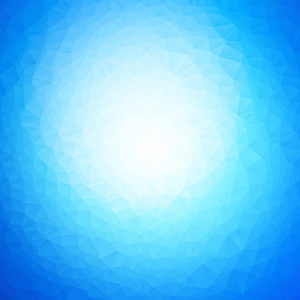 矢量抽象的蓝色水三角形背景