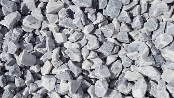 用于建筑道路的小石块或砾石