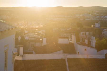 查看城市 Elvas，阿连特茹，葡萄牙