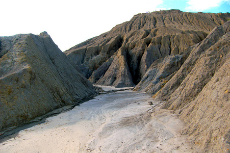 贫瘠的沙子丘陵