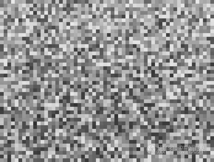 黑白马赛克瓷砖无缝图案背景