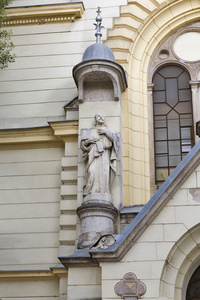 圣 James 教堂立面在卢布尔雅那