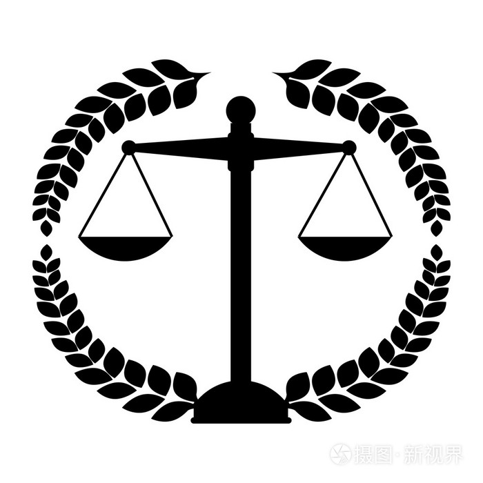 法律和法律正义图形