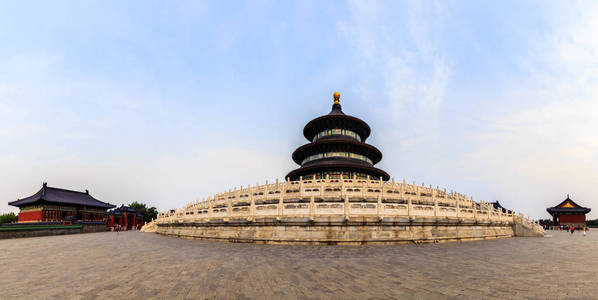 天坛博物馆建筑群全景, 北京, 中国