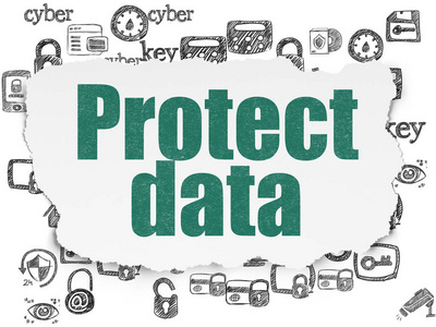 安全理念 在纸质背景下保护数据