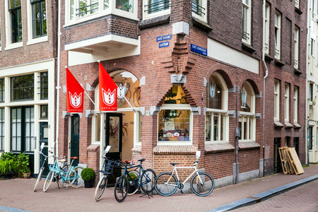 荷兰阿姆斯特丹莱克尔自行车店图片