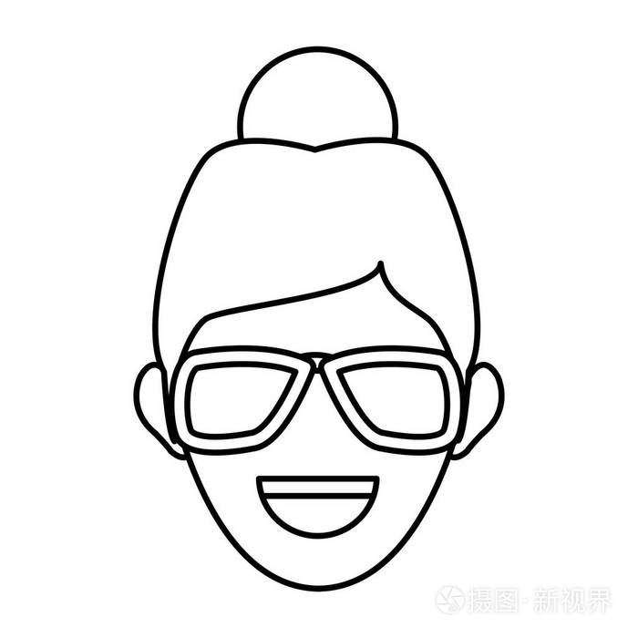 人物头像人物形象轮廓