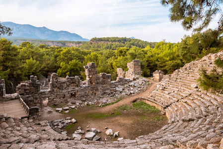 古城石剧场 Phaselis Faselis 历史地标土耳其