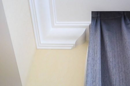 墙壁拐角室内天花板造型照片