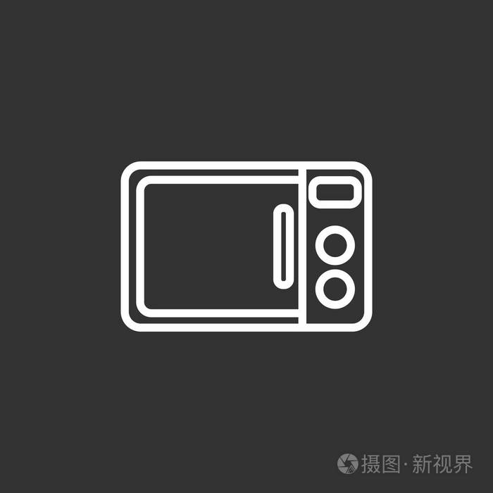 微波烤箱图标