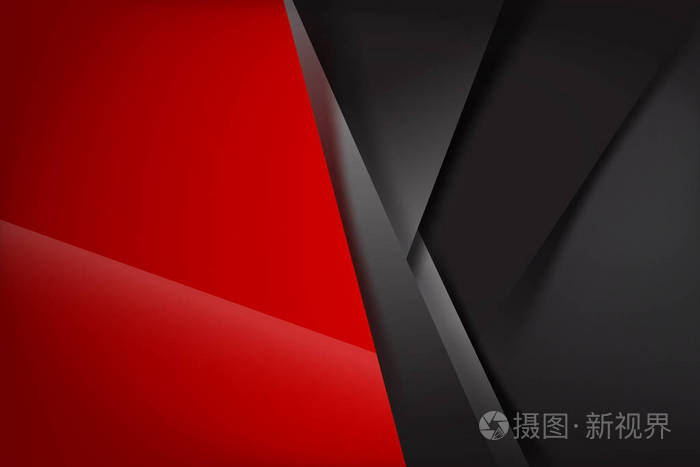抽象背景红色黑色和黑色重叠007