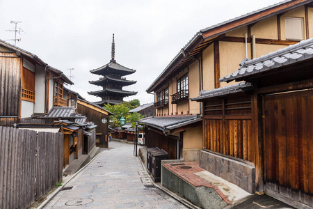 在京都八坂宝塔