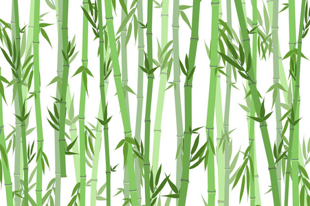 竹林背景卡通竹林风景背景.矢量照片