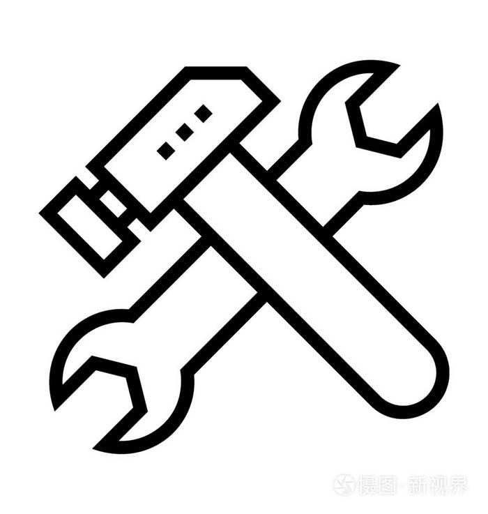 修复工具矢量图标