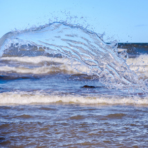 清洁的海水水