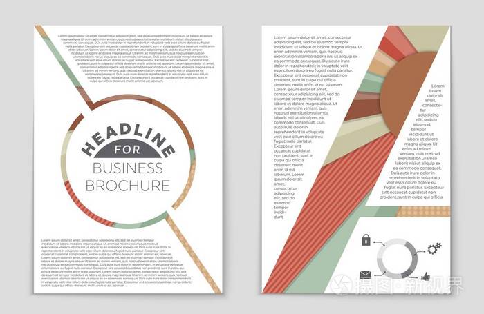 列表, 头版, 样机宣传册主题样式, 横幅, 想法, 封面, 小册子, 打印