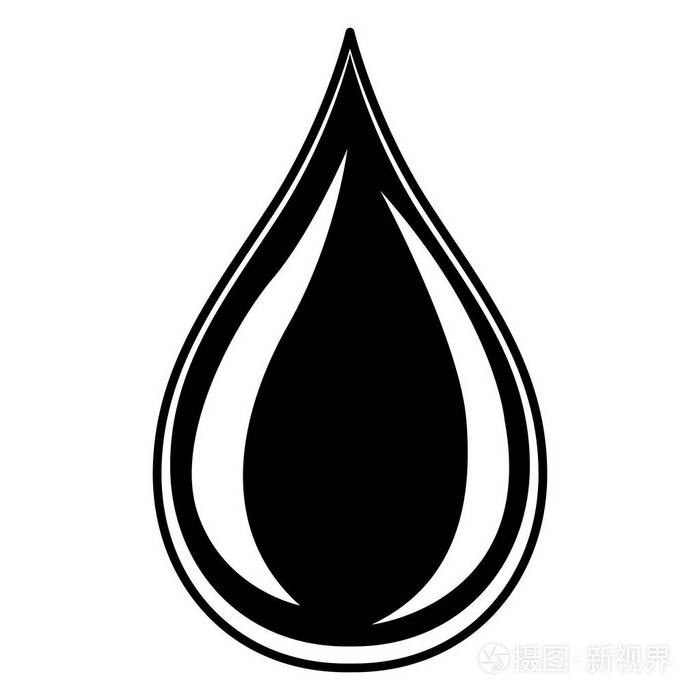 孤立的油滴插画-正版商用图片0nkqxy-摄图新视界