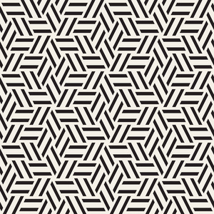 抽象的几何背景设计.矢量无缝菱形形状黑白模式照片