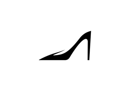 女式鞋徽标矢量图片
