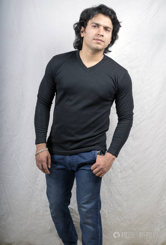 印度男性模特行走姿势