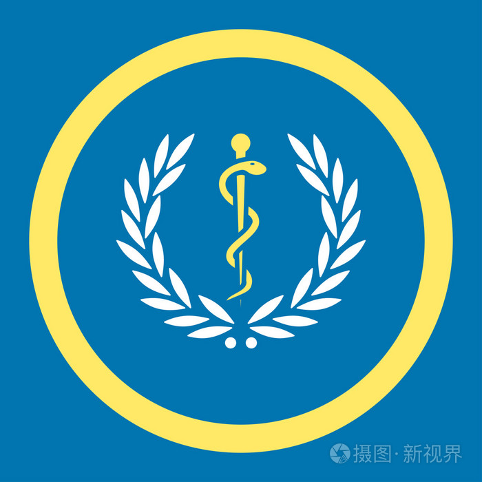 款护理会徽圆形矢量图标