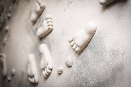 详细的足迹图片