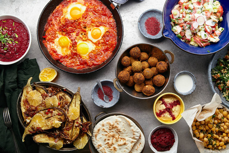 传统犹太和中东菜肴的收藏, 以色列菜概念