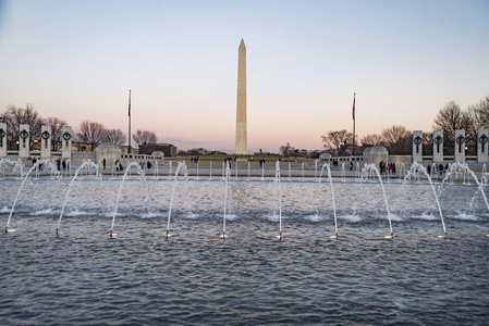 第二次世界大战纪念碑在华盛顿特区
