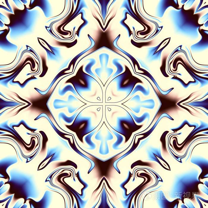 抽象的对称图案