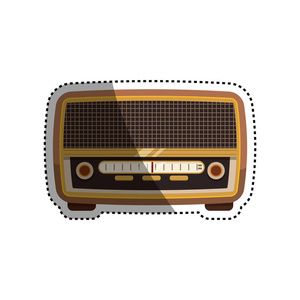 老式收音机立体声图片
